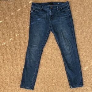 Ann Taylor Factory Deep Blue Skinny Jeans